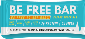 Be Free Bar Product Photo and nutritional Information.